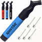 SPORTBIT Ball Pump Black with 5 needles - Push & Pull Inflating System