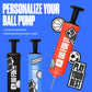 SPORTBIT Ball Pump for Sports Balls - Air Pump for Balls with 5 Needles, Basketball Pump, Soccer Ball Pump, Volleyball Pump, Football Pump