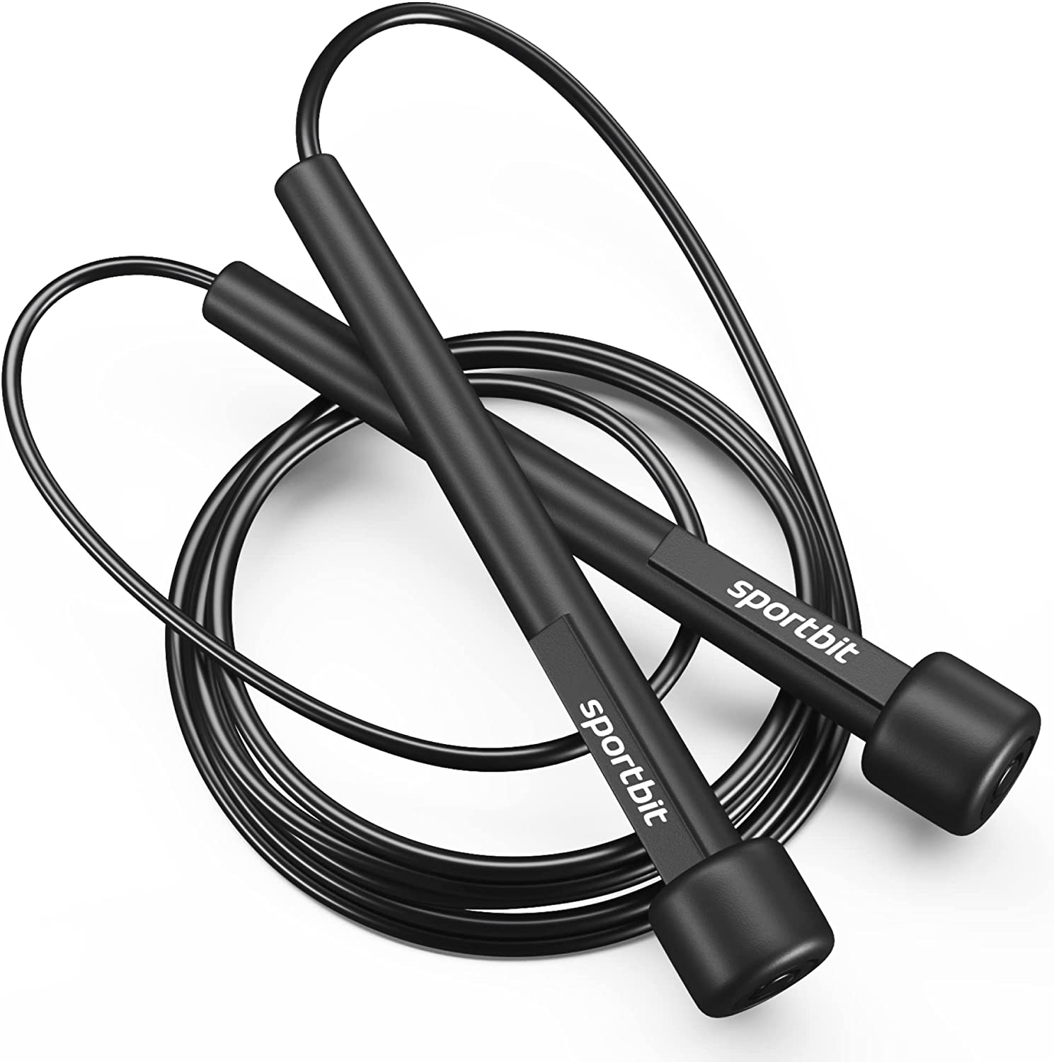SPORTBIT Adjustable lightweight Jump Rope for Speed Skipping, Fitness ...